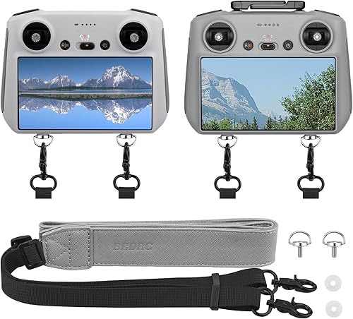 Miniatura 1 de BRDRC Cordón RC 2, correa para el cuello para DJI RC 2  RCRC Pro Controller Cordón de cuero suave PU para DJI Mini 4 ProMini 3 ProAIR 3Mini 2