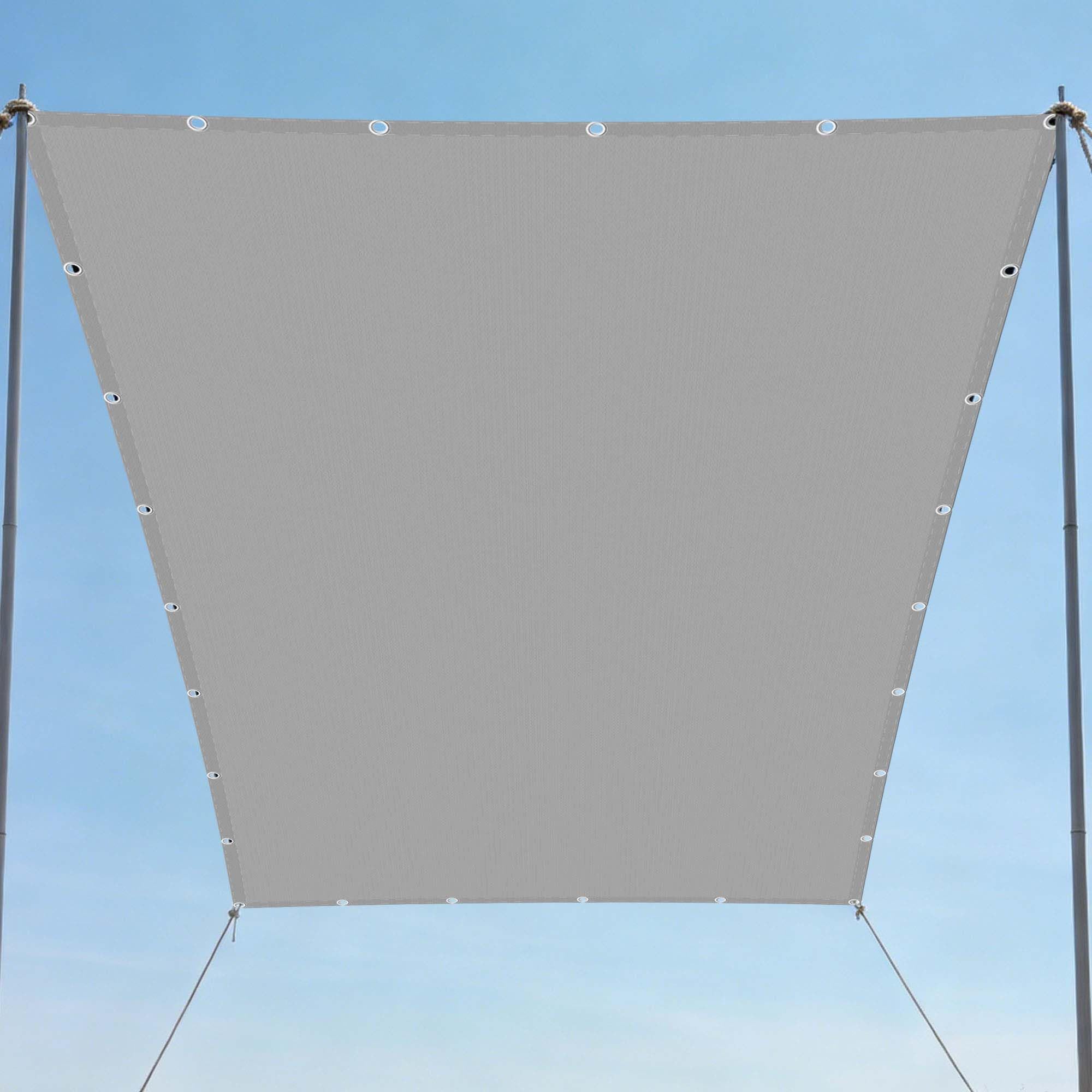 Voile d'ombrage anti-déchirure 1.8 x 5 m pour créer un coin d'ombre frais sur la terrasse