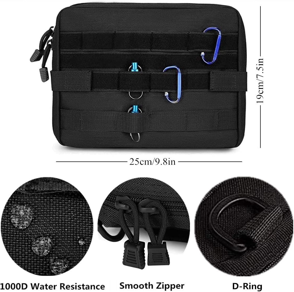 Borsa MOLLE Tattica EDC – Range Bag Portafoglio Medico Da Militare In Nylon