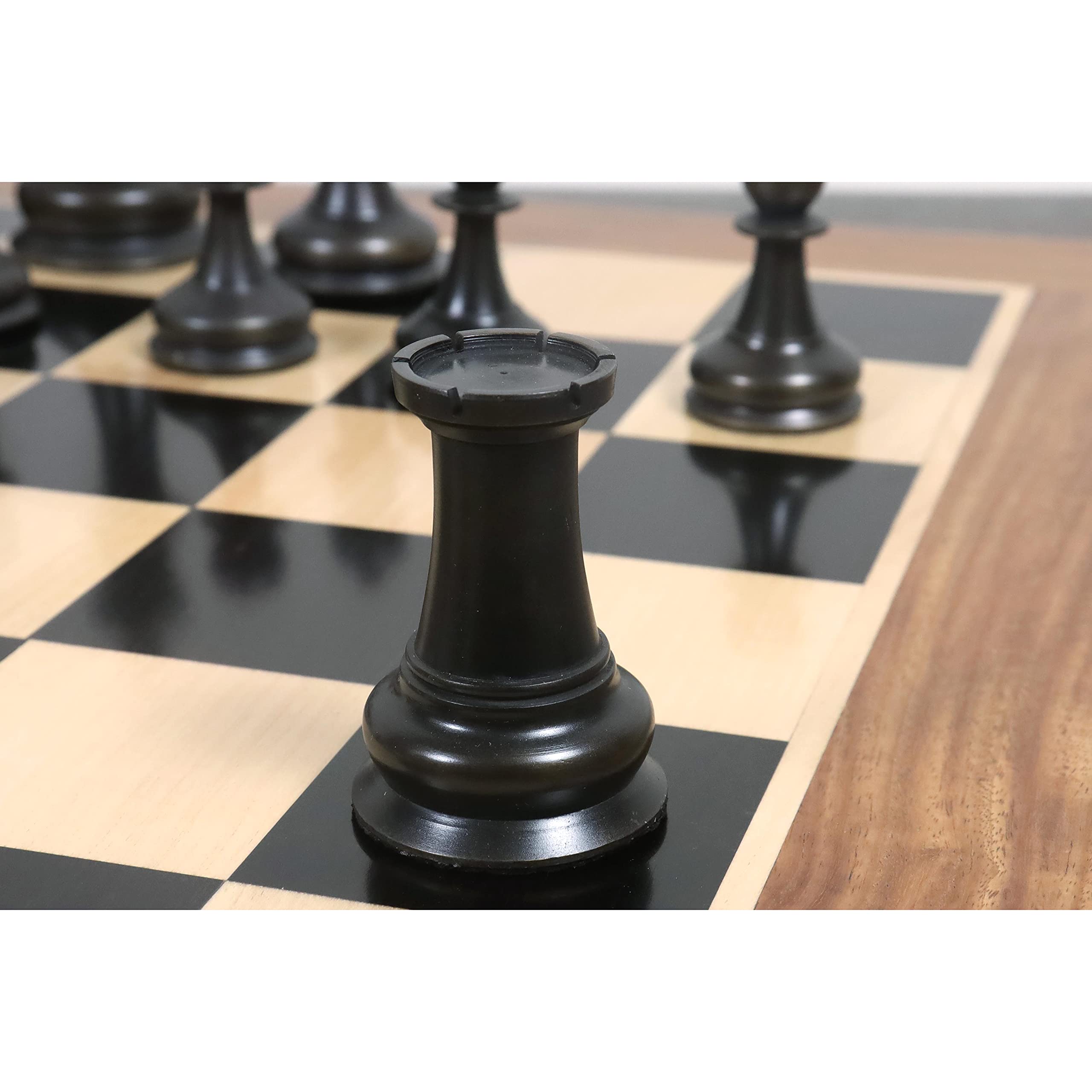 Royal Chess Mall 4.5" Jaques Staunton 1849 - Ensemble de pièces d'échecs en métal en Laiton de Luxe Uniquement - Argent