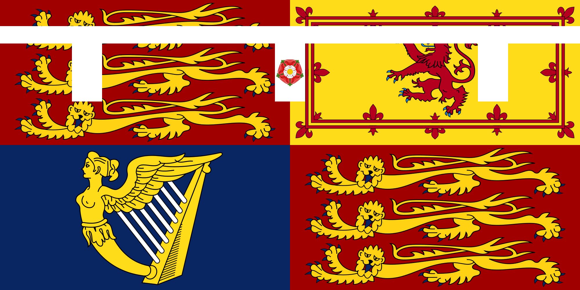 Drapeau Royal Standard Prince Edward Duke of Edinburgh grand pavillon de collection