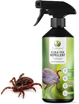 Flea and Tick Repellent Spray - Suitable for Clothing, Carpets, and Pet Bedding - Safe, Non-Toxic, Eco-Friendly Protection for Outdoor Activities 500ml