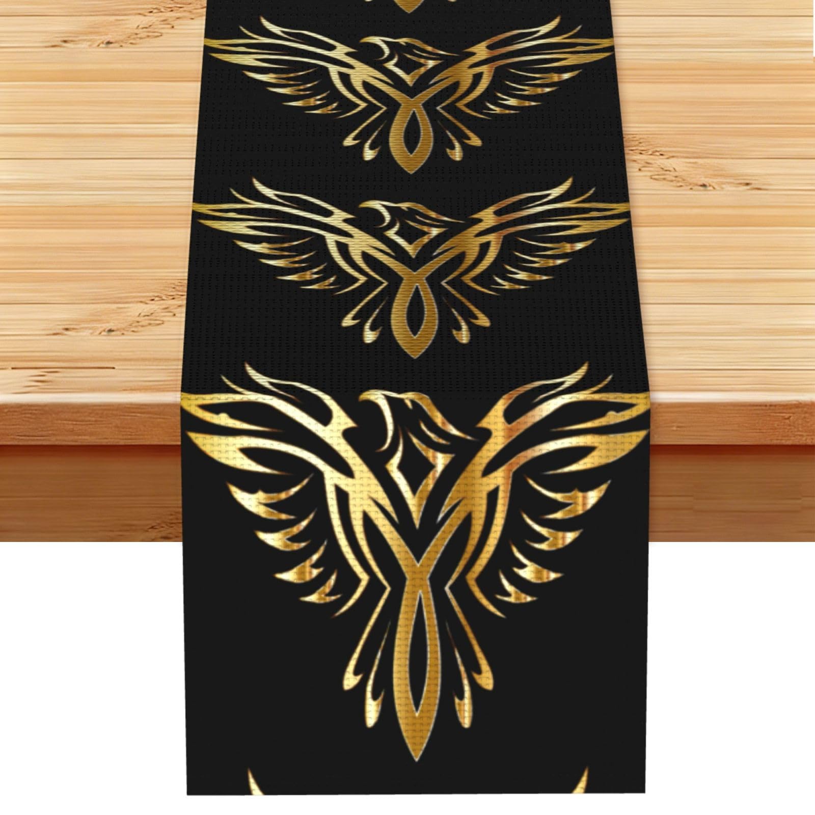 Phoenix Multi Purpose Table Runner for Home Decor, Printed Table Cloth for Kitchen Table, Countertops & Dining Area