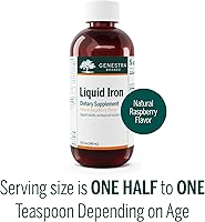 Vista 3 de Genestra Brands Hierro líquido Suplemento mineral coloidal Sabor natural a frambuesa 8.1 onzas líquidas