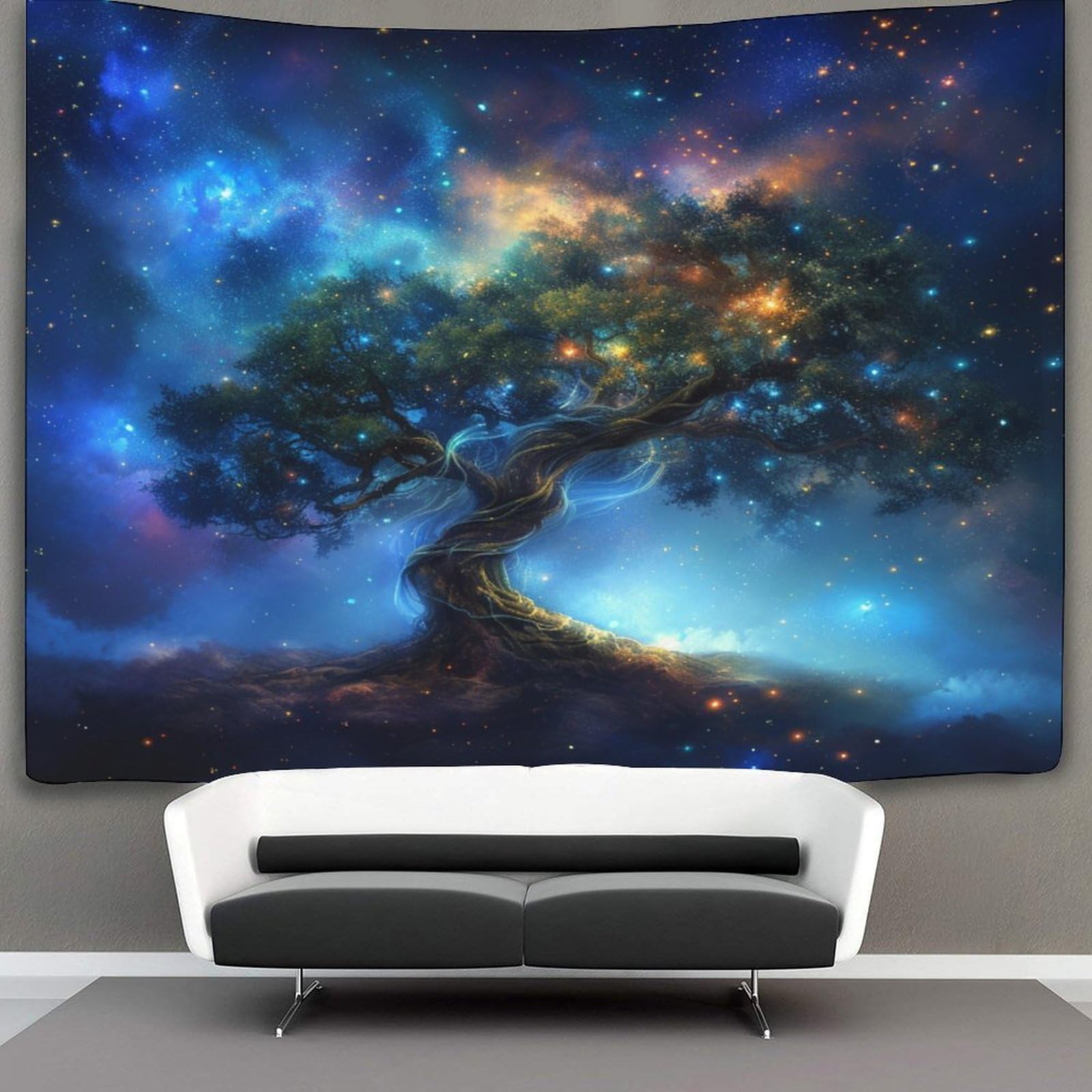 kaiyun Life Tree Tapestry Bedroom Aesthetic Indie Wall Room Decor Plant Wall Hanging,Wall Art 70cmx100cm