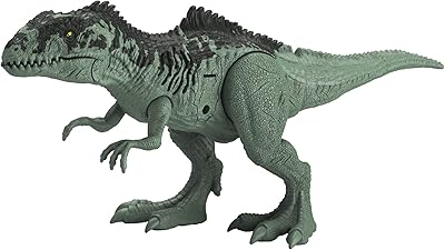Jurassic World 12-in Dinosaur Figure, Strike & Chomp Action, Sounds, Movable Joints, Great Gift for Ages 4 Years Old & Up