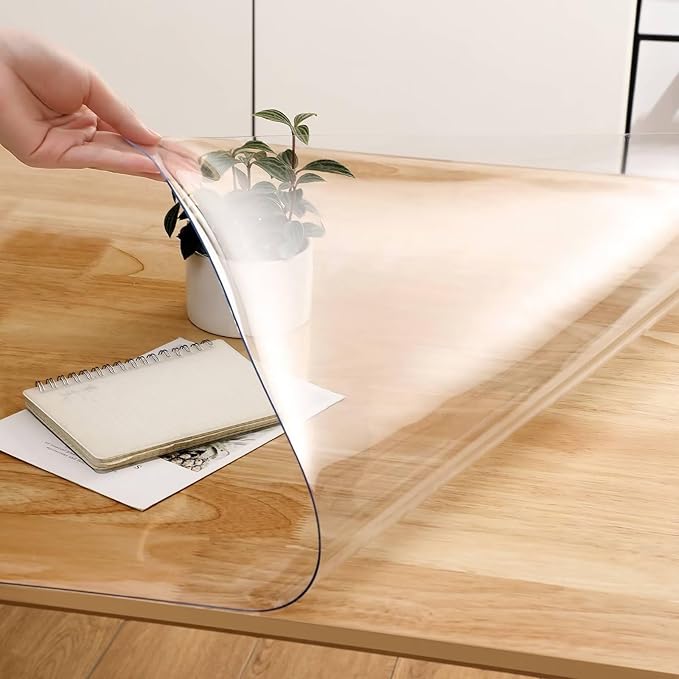 ZIJINJIAJU Clear Table Cover Protector for Dining room