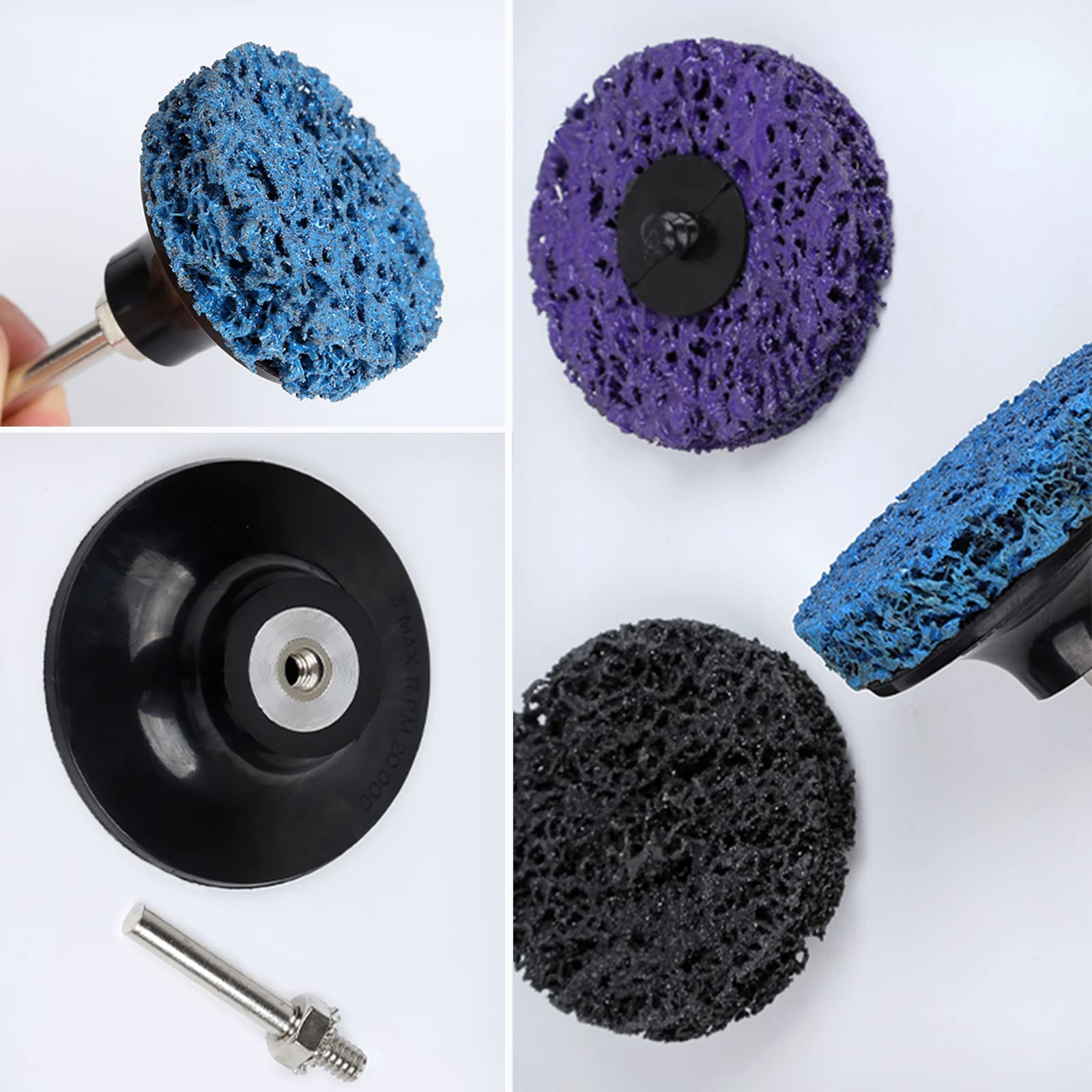 Lot De 19 Disques Abrasifs CSD 2" - Nettoyage Grossier