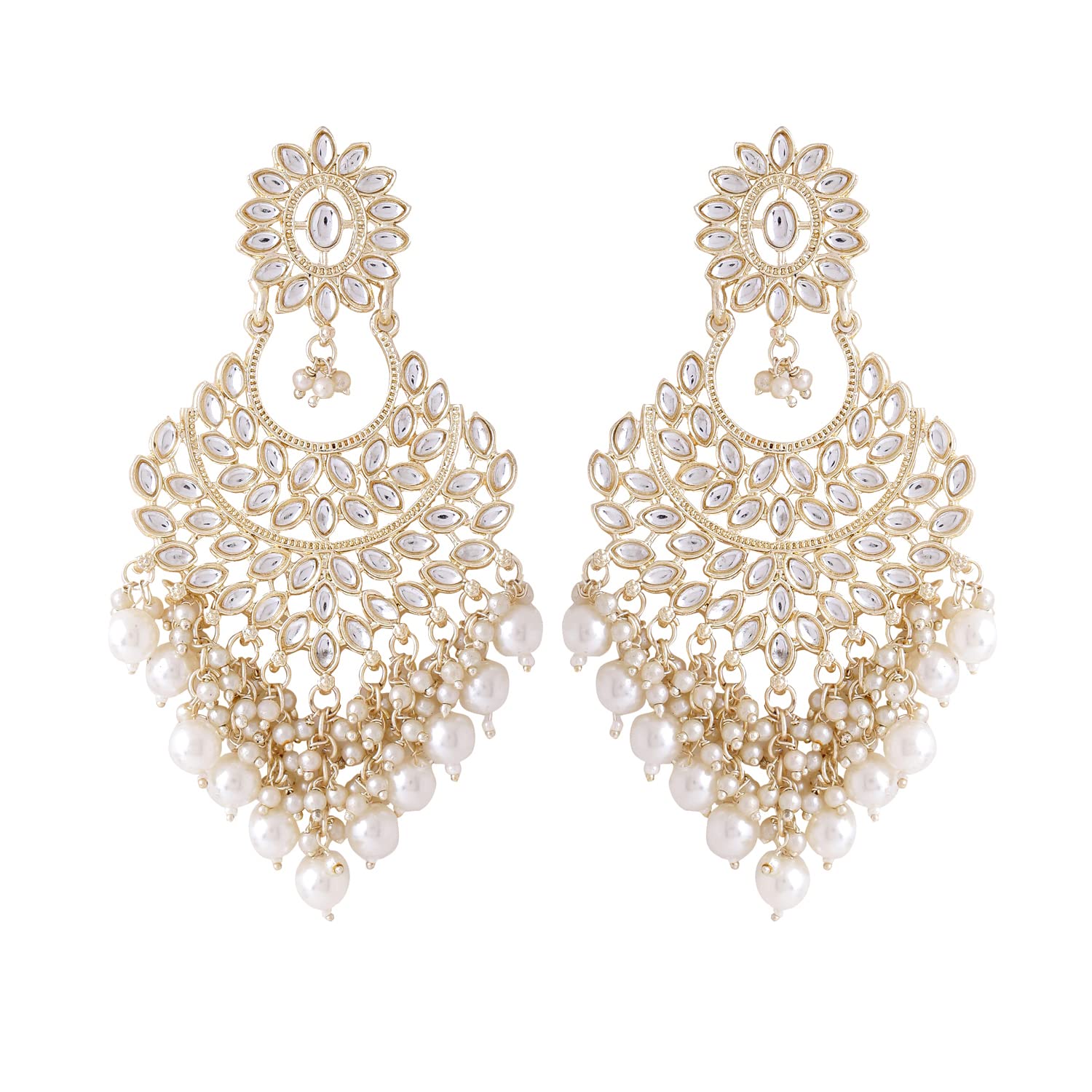 See full amazon price history chart for Yellow Chimes Earrings for Women and Girls Kundans Chandbali | Gold Plated Kundan Studded White Beads Drop Earrings | Birthday Gift for girls and women Anniversary Gift for Wife Yellow Chimes Earrings for Women and Girls Kundans Chandbali | Gold Plated Kundan Studded White Beads Drop Earrings | Birthday Gift for girls and women Anniversary Gift for Wife (B0C1S1WLQL) Amazon Price History, Amazon Price Tracker