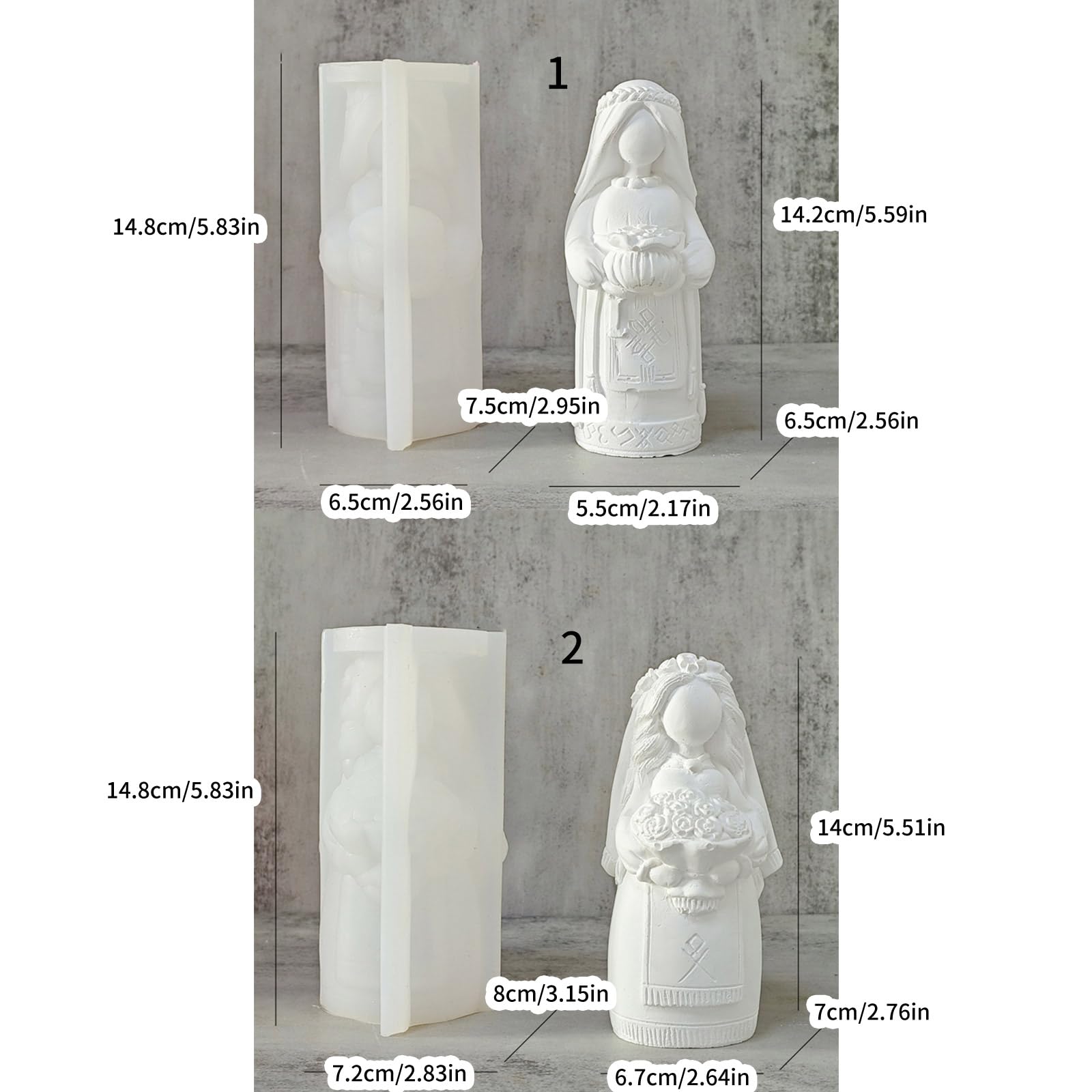 Moule Silicone Robe de Mariée Madéco A Moi Moule Silicone Robe de Mariée Madéco A Moi
