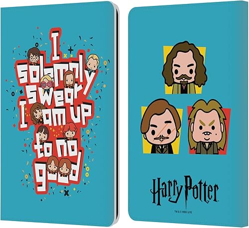 Miniatura 30 de Head Case Designs Harry Potter Hermione Ron Spell Deathly Hallows I - Funda de piel tipo cartera compatible con Kindle Paperwhite 1/2/3 Hechizo