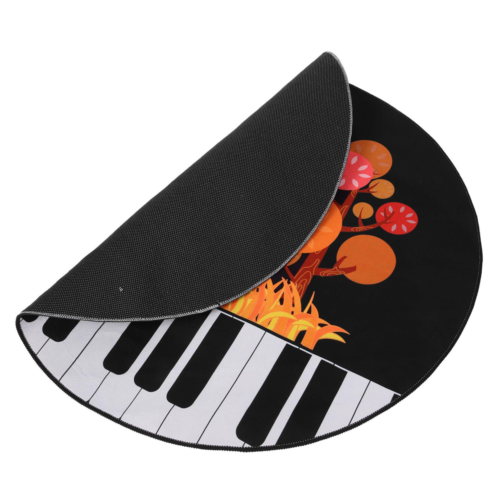 ERINGOGO Piano Decorative Carpet Soundproofing Pad Nonslip Piano Rug Home Piano Practice Rug