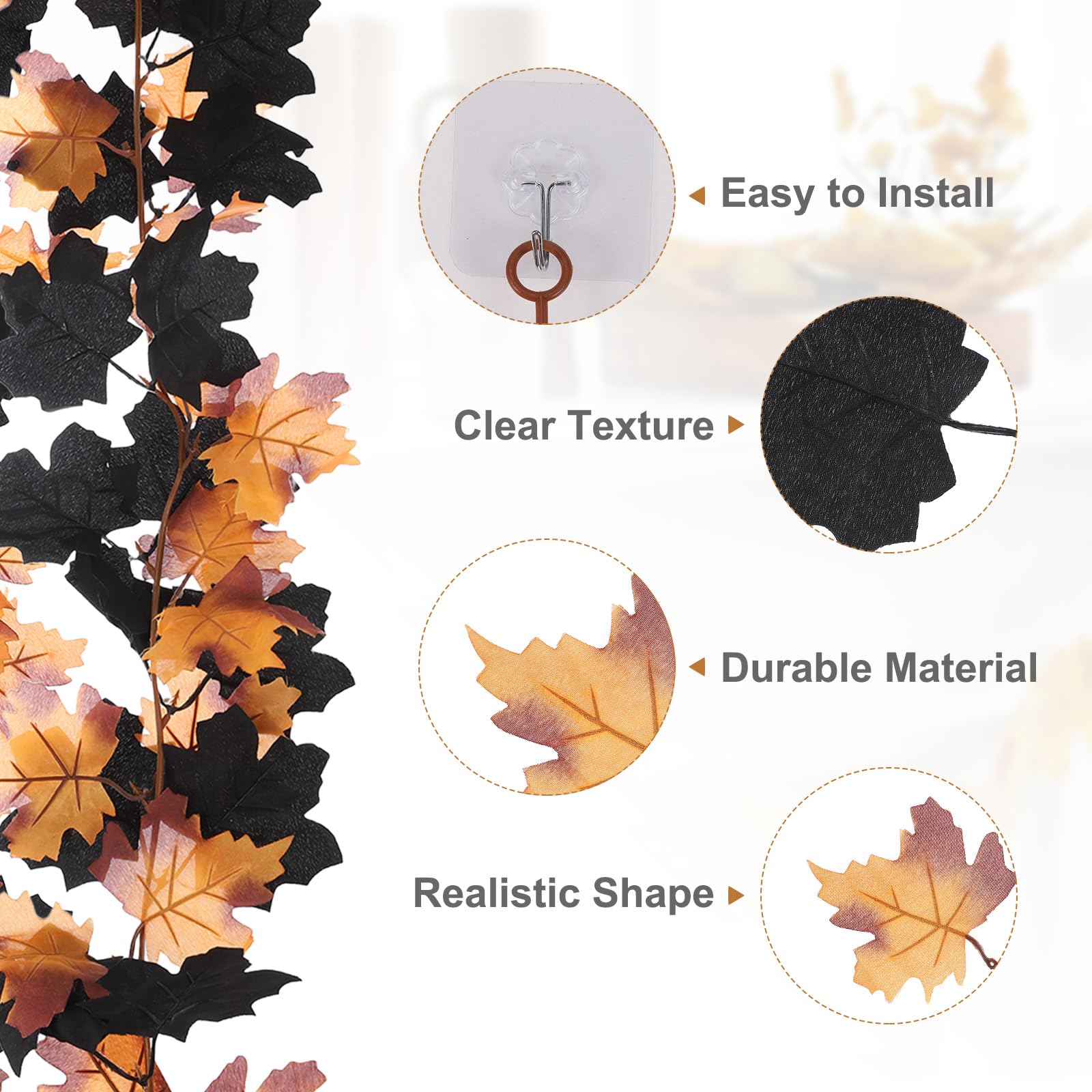 PATIKIL Fall Garlands 5.7Ft/Piece - Image 3