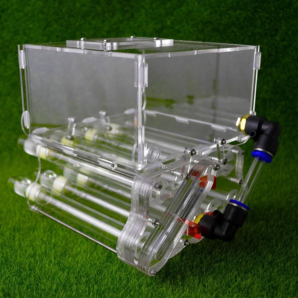 Formicario per formiche, 8 Tubi di vetro Acrilico Ant. for la scienza educativa e zona attiva del castello, villa degli insetti(General test tubes)