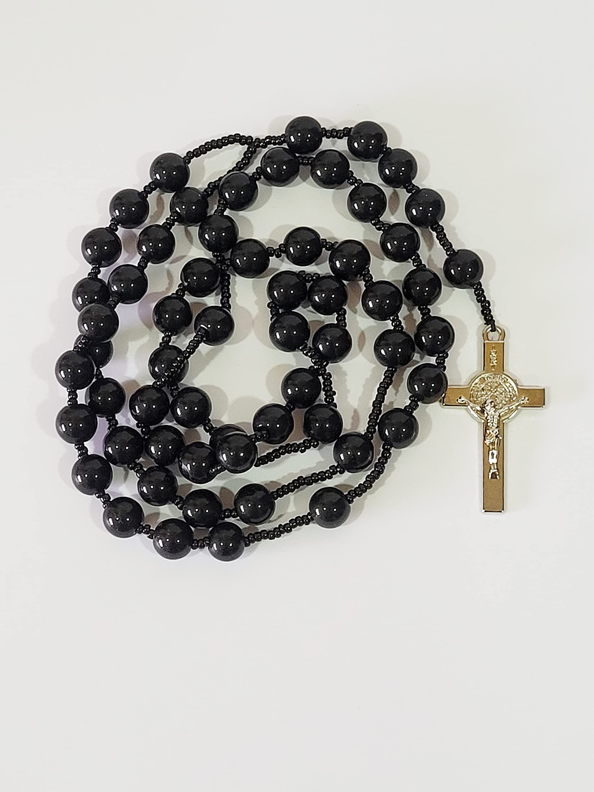 Pearl Black Color Catholic Praying Rosary for Men & Women (B0B8M2XFLN) Amazon Price History, Amazon Price Tracker