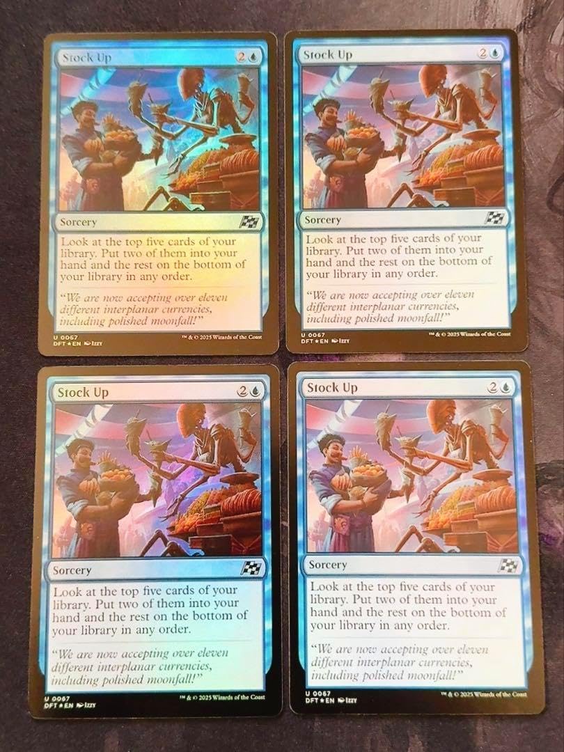 foil】食糧補充 英語 4枚セット I foil】食糧補充 英語 4枚セット I