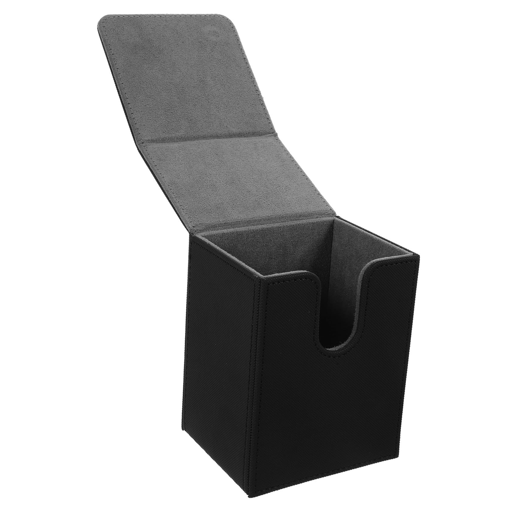 Boîte de rangement pour cartes en cuir PU rigide pour une protection haut de gamme