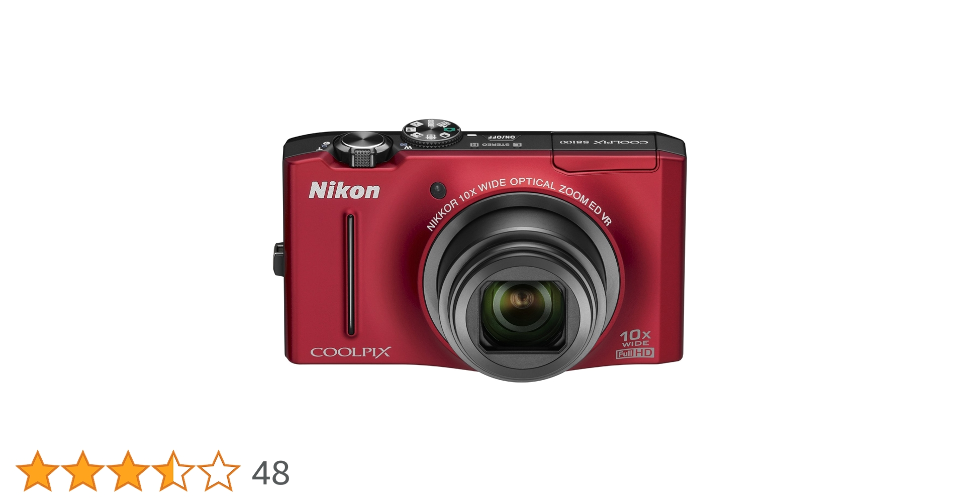 Amazon | Nikon デジタルカメラ COOLPIX S8100 フラッシュレッド
