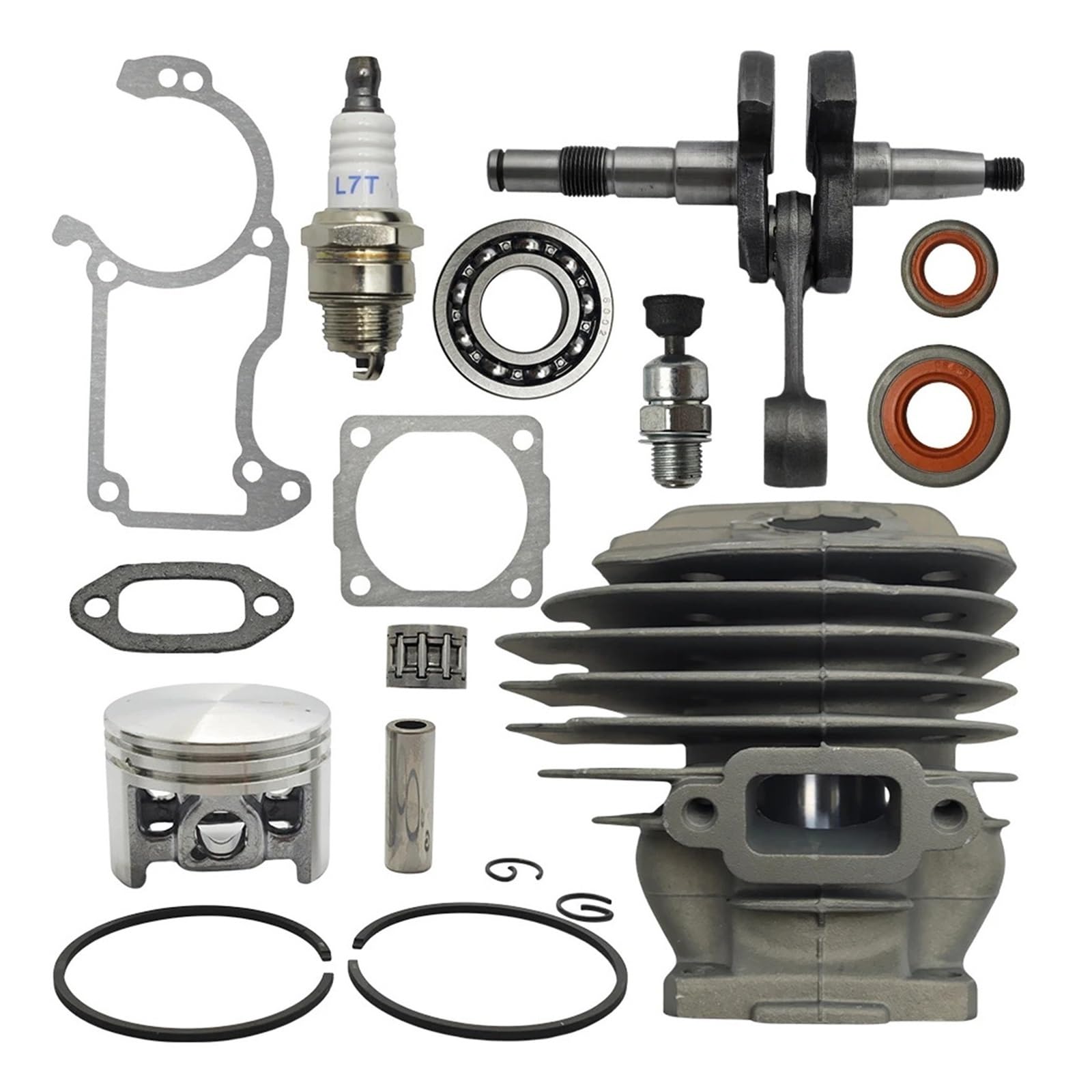 44.7mm Big Bore Cylinder Piston Top End Gaskets Kit Fit for Stihl MS260 026 PRO 024 MS240 024AV 024S Cylinder Piston Kit Assy