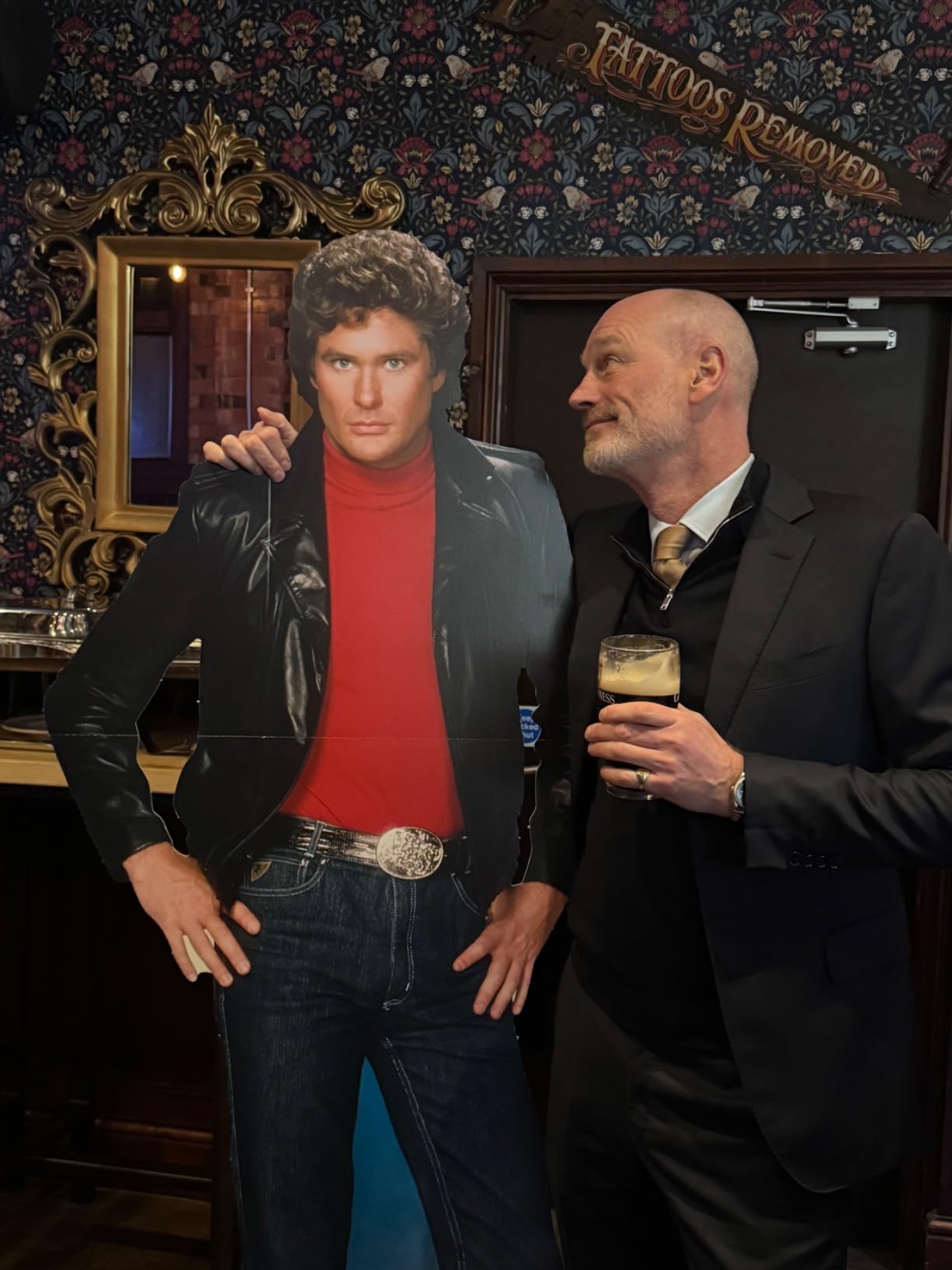 David Hasselhoff As Knight Rider Official Lifesize Cardboard Cutout