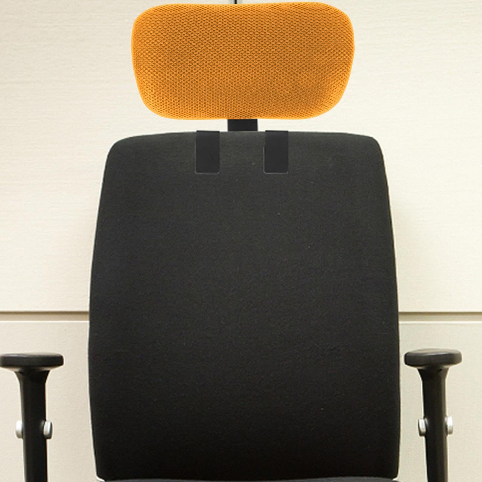 LOVIVER Bürostuhl-Kopfstütze, Kopfkissen, Verstellbarer Höhenwinkel, atmungsaktiv, bequem, Stuhl-Nackenkissen, Nackenstützkissen, Gelb