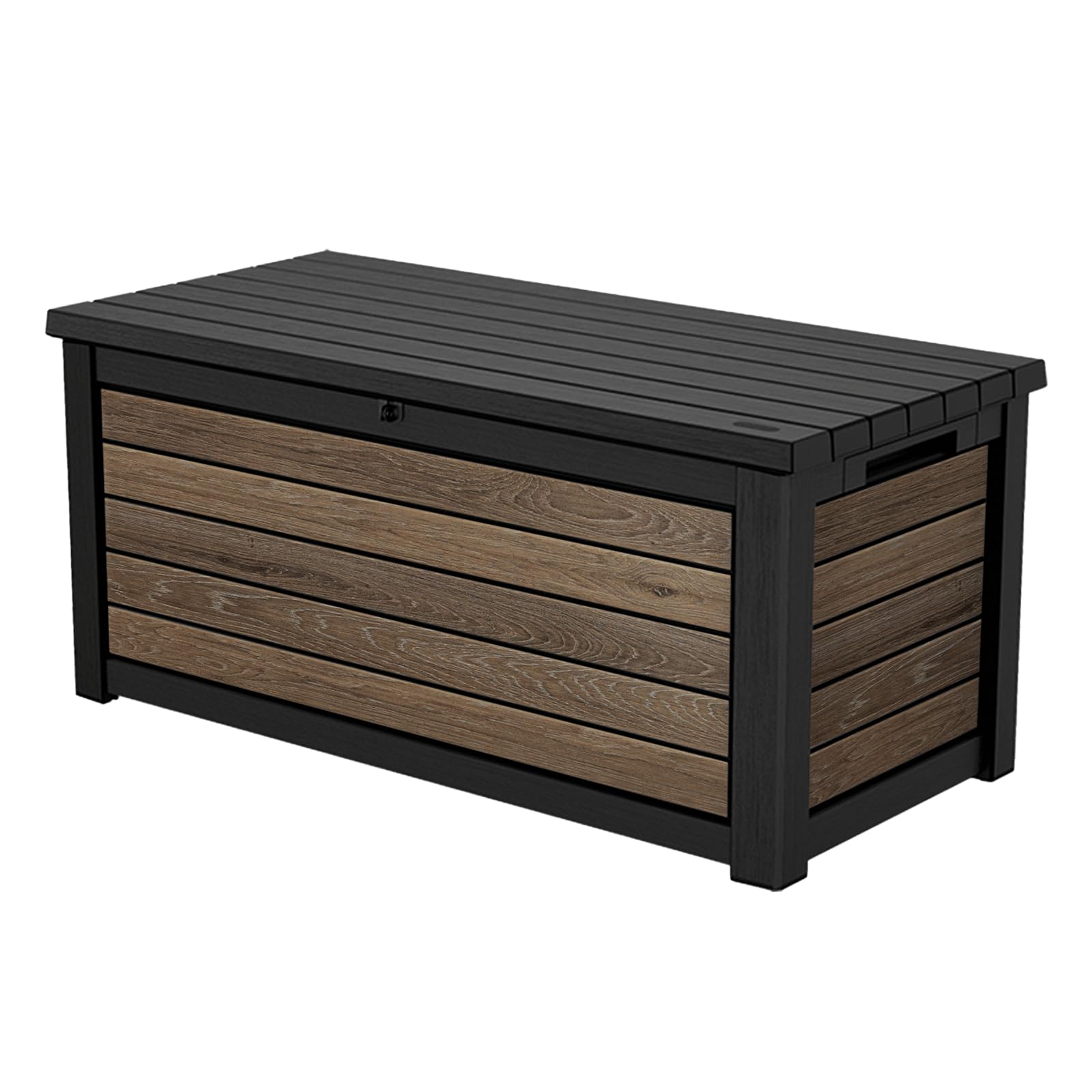 Keter Northwood Contenitore per cuscini 623 litri impermeabile ventilato coperchio molle gas 250 kg