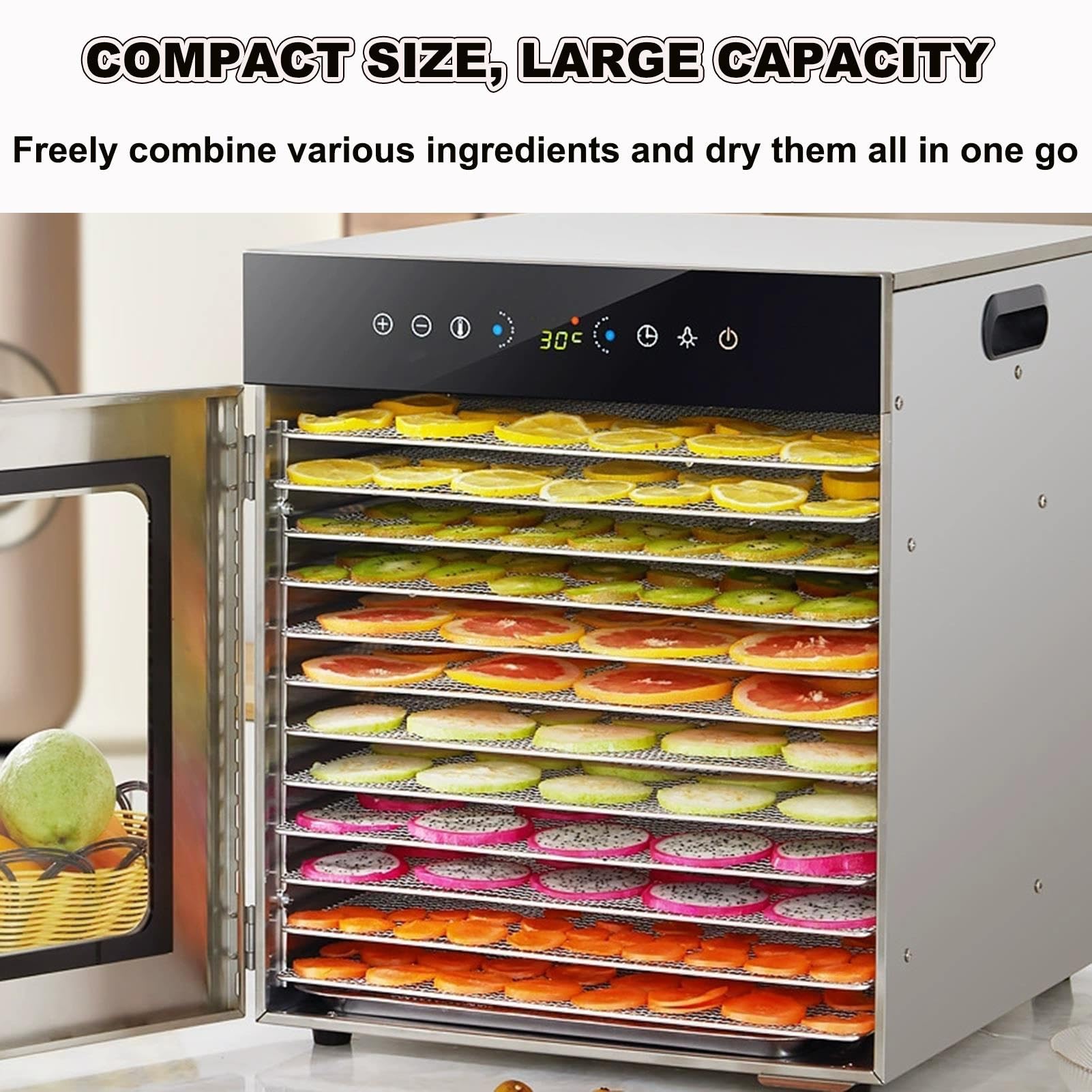 Essiccatore Per Alimenti In Acciaio Inox, Essiccatore Per Frutta