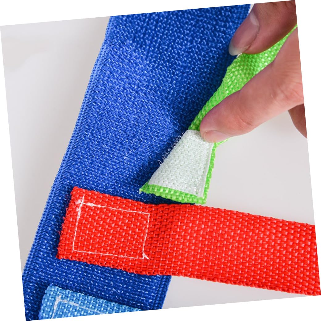 BESPORTBLE 8 Pièces Jeu Attrape Queue Garçon Fille Ceintures Tissu Oxford et Sûr Éducatif pour Garçons et Filles Améliore la et Linteraction Parent