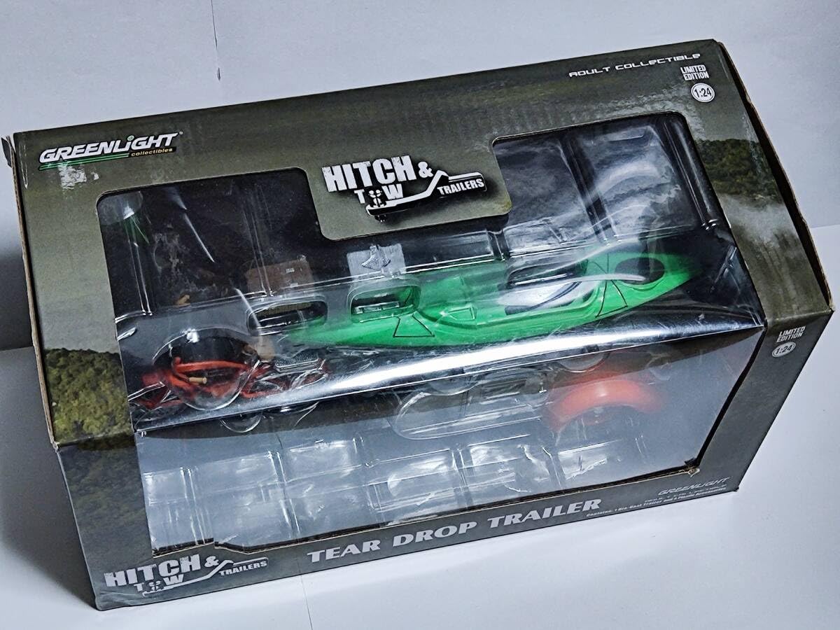 Amazon.co.jp: GREENLIGHT 1/24 HITCH & TOW-Tear Drop Trailer 