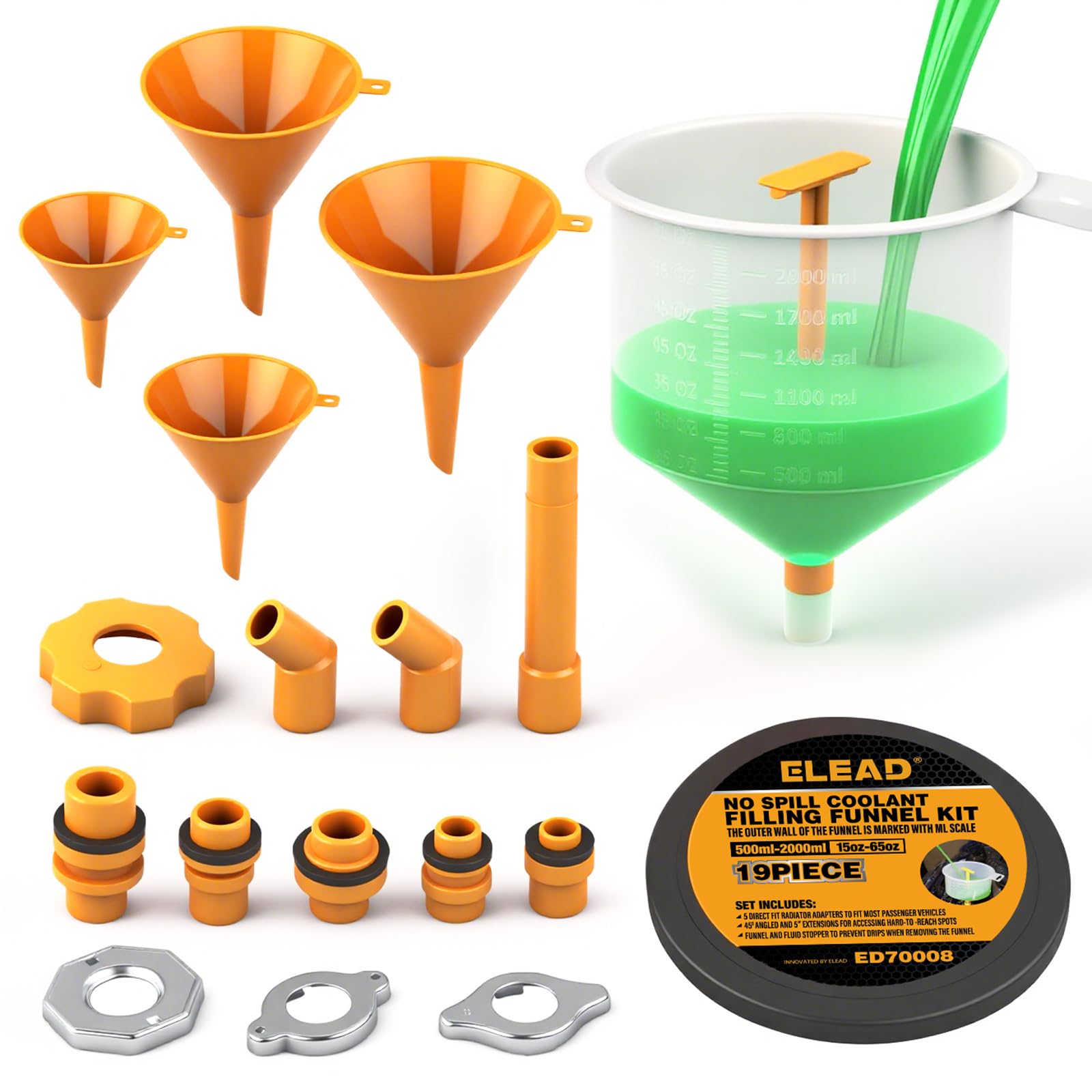 No-Spill Coolant Funnel Kit