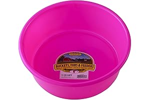 Little Giant 5-Quart Hot Pink Plastic Utility Pan