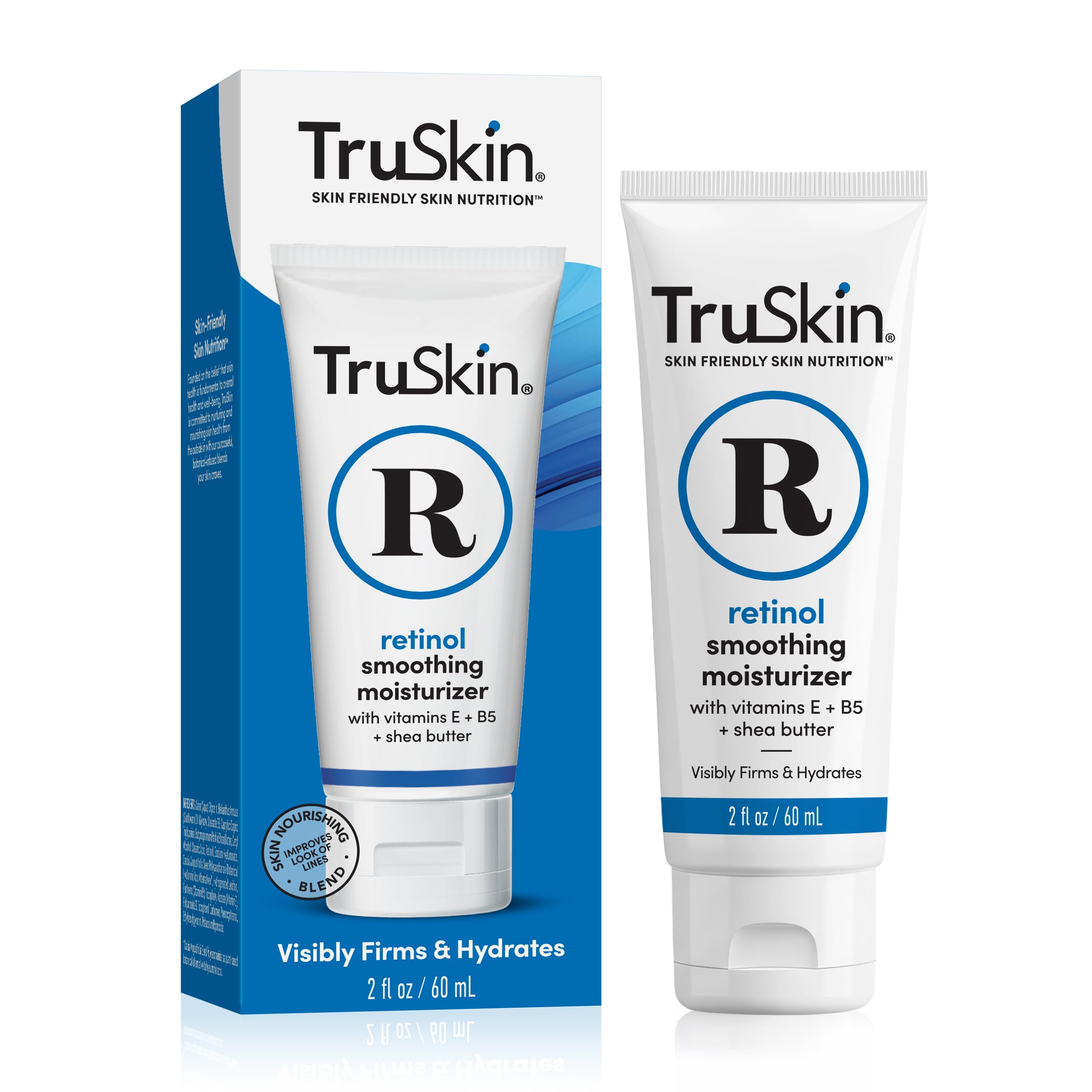 TruSkin Retinol Face Moisturizer - Powerful Anti-Aging Moisturizer for Women with Hyaluronic Acid & Vitamin E - Retinol Cream for Face for Youthful-Looking Appearance, 2 fl oz