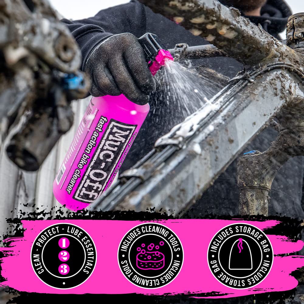 Muc-Off Kit de Nettoyage Vélo Familial Mixte, 8 Piece Set