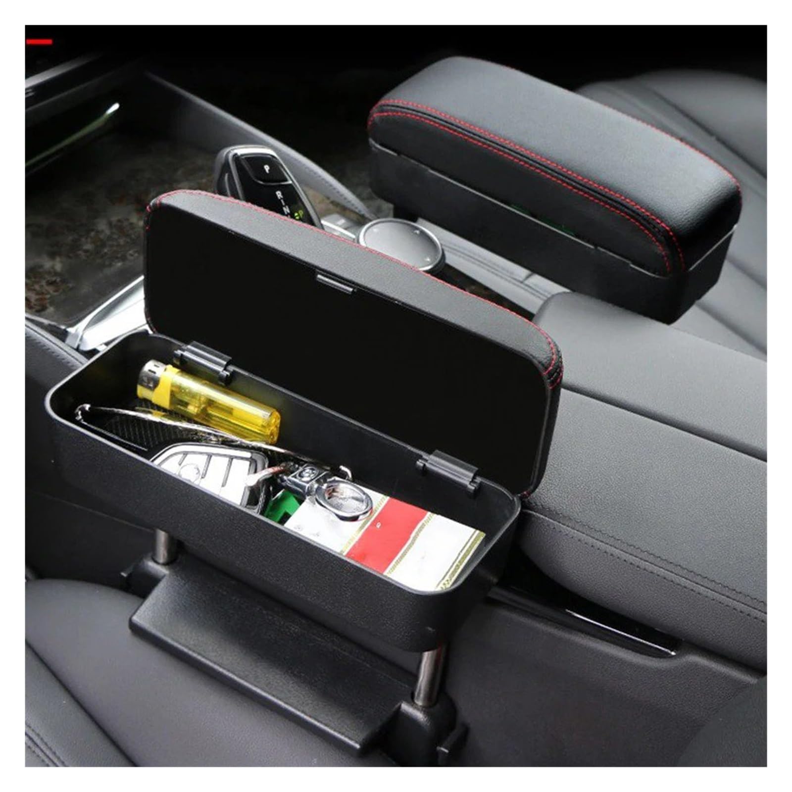 Boîte Rangement Console À Espace Latéral Siège Central Avant Voiture