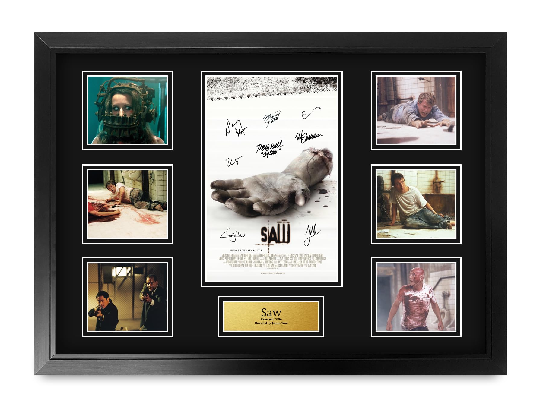 HWC Trading FR A3 2001 A Space Odyssey Geschenke Geduckter Poster Signiertes Autogramm Foto für Fans von Film Memorabilien - A3 Framed