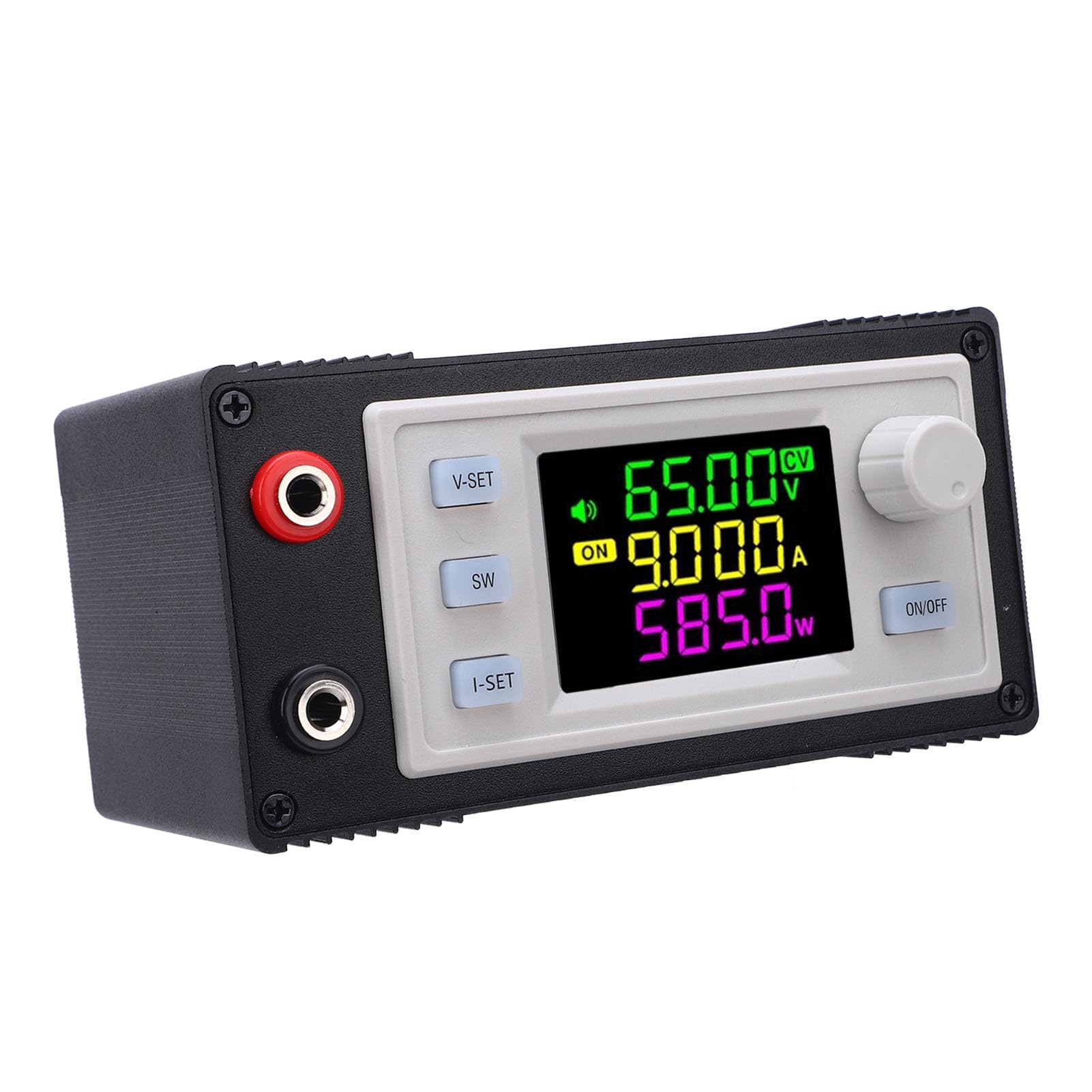Socobeta Regulador de Voltaje CC a CC Ajustable Salida Eficiente de 585 W para Controladores LED Fuente de Alimentación de Laboratorio, Material ABS