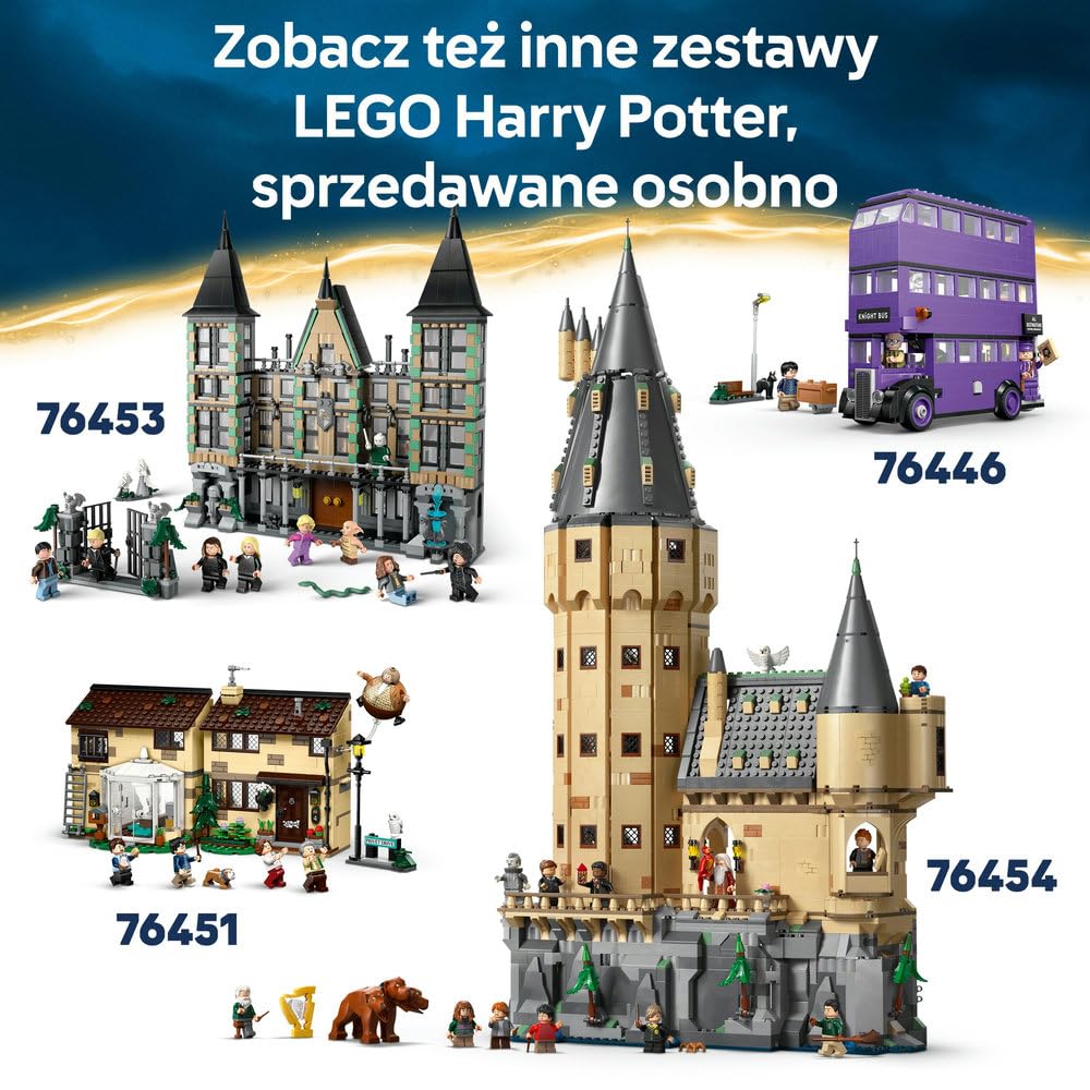 LEGO Harry Potter Markowy sprzęt do quidditcha i lodziarnia 76452 | Modele sklepów, zabawka dla 8-latka, prezent dla fana Harry’ego Pottera, zestaw klocków dla dzieci, 795 elementów