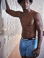 Vista 5 de Champion Calzoncillos tipo bóxer elásticos ligeros y transpirables para hombre (paquete de 3)