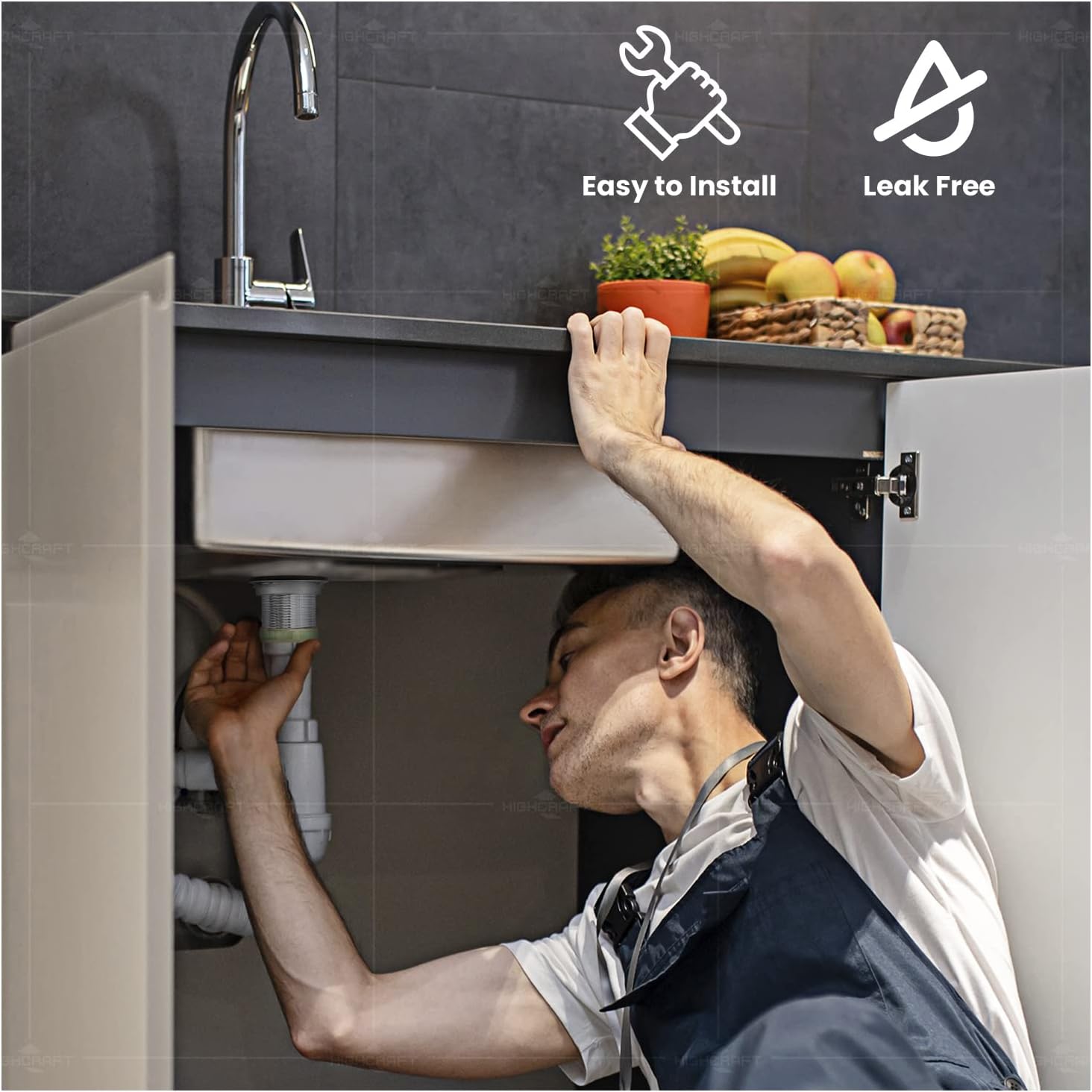 Everflow Bar Style Deep Sink Strainer