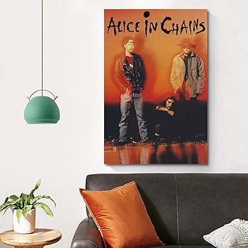 SHOKHI Alice in Chains Poster Vintage Music Poster Art Decor
