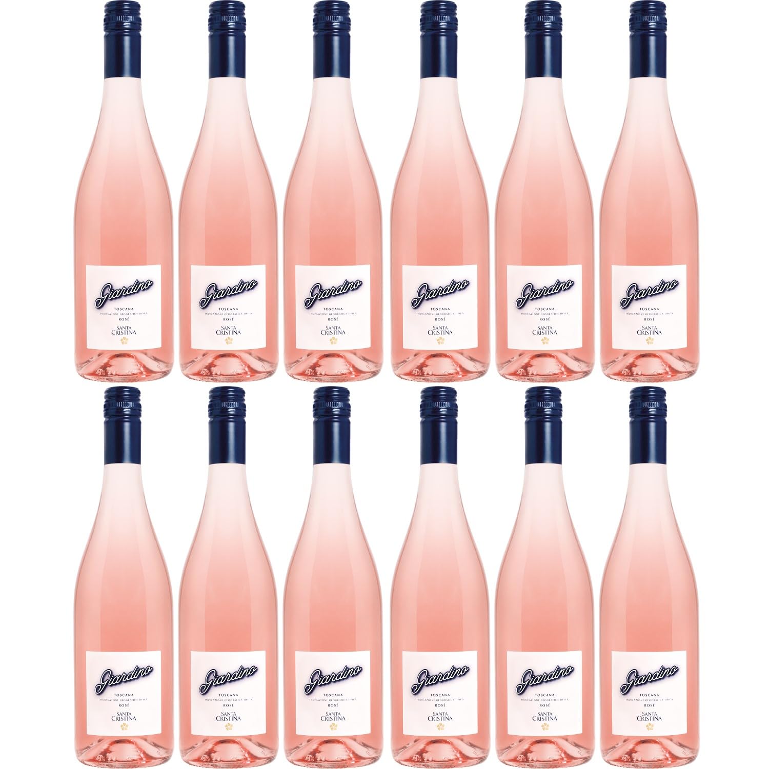 Santa Cristina Giardino Rosato Toscana IGT trocken Roséwein Italien inkl. Feinwert E-book (12 x 0.75 l)