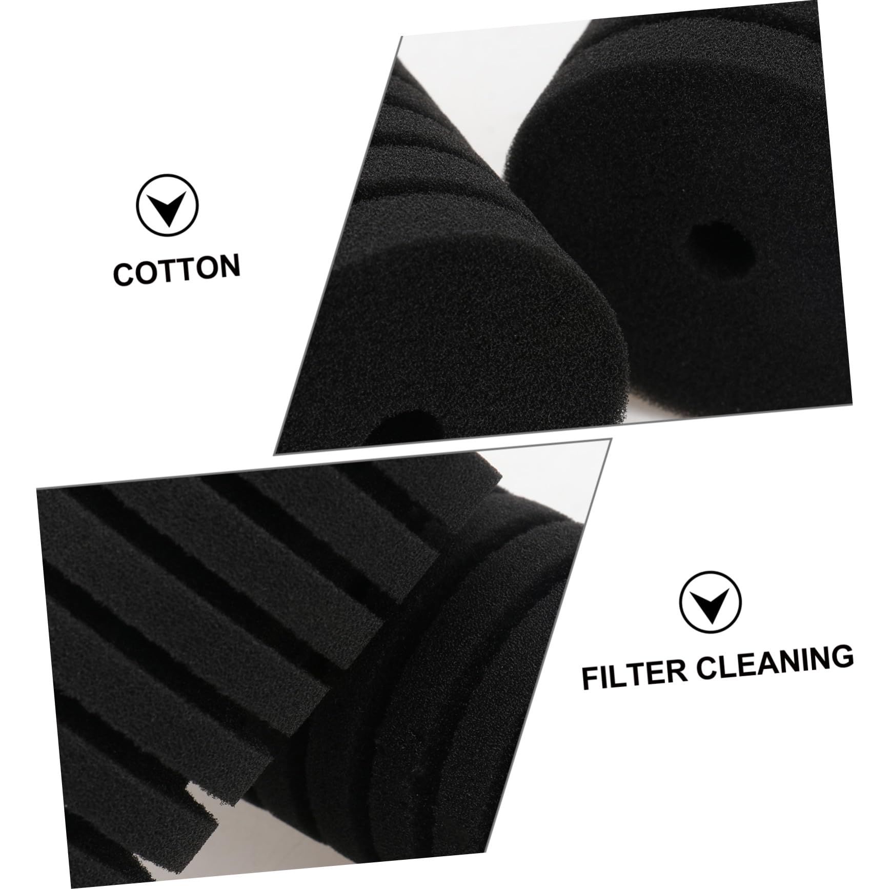 Yardwe 4 Piezas Filtro Esponja para Acuario Esponjas de Repuesto para Filtro de Pecera Accesorios de Limpieza Livianos y Duraderos para Tanque de Peces