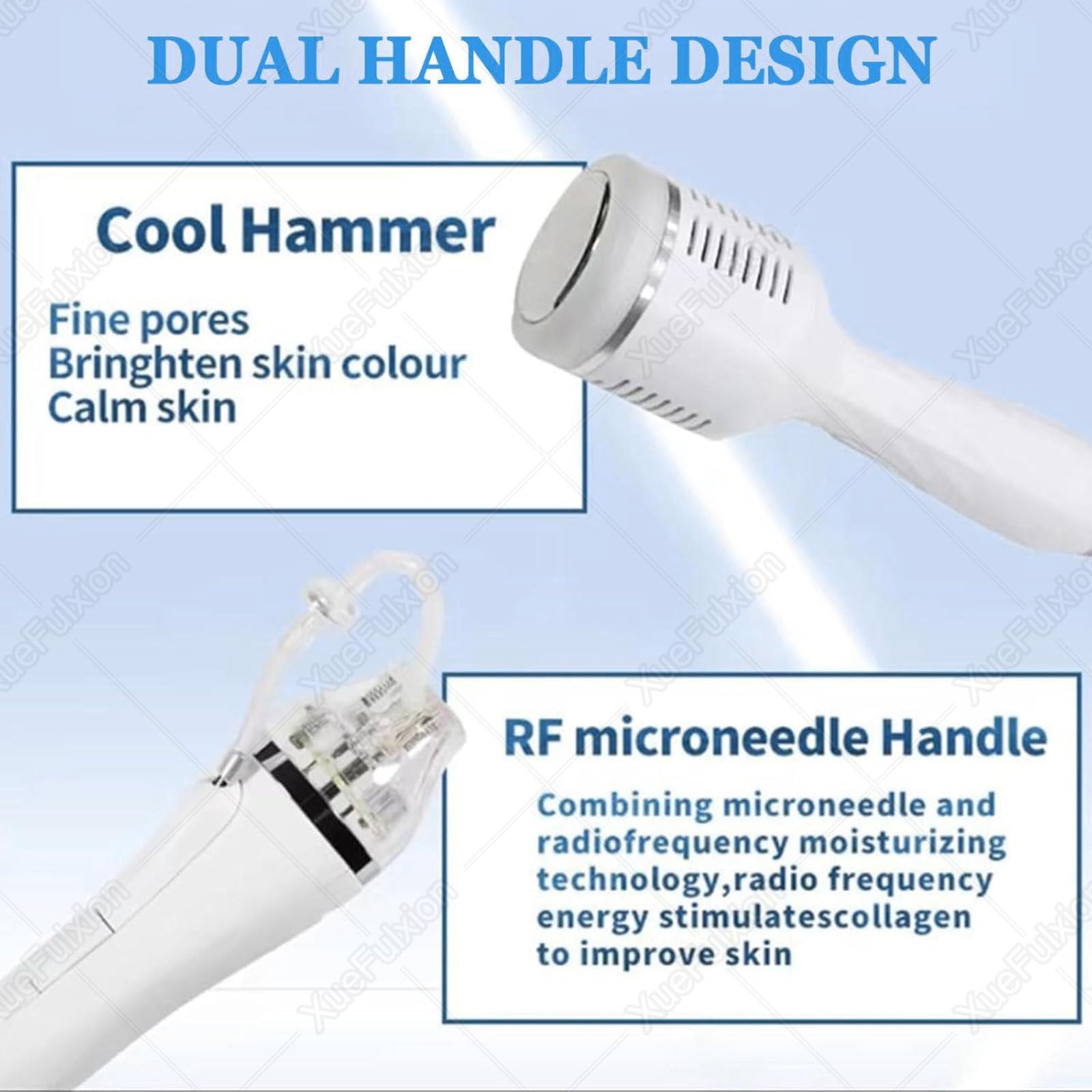 Dermapen Radiofrecuencia Lujo - Dispositivo Micro-Needling Profesional para Tratamiento Anti-Edad en Casa,Eliminación de Manchas Solares y Liftado No Quirúrgico