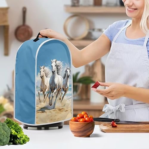 Miniatura 9 de TODIYADDU Cubiertas para electrodomésticos pequeños, cubierta para tostadora, cubierta de licuadora para cocina, cubierta de licuadora