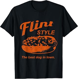 Flint Style Coney Hot Dog T-Shirt T-Shirt