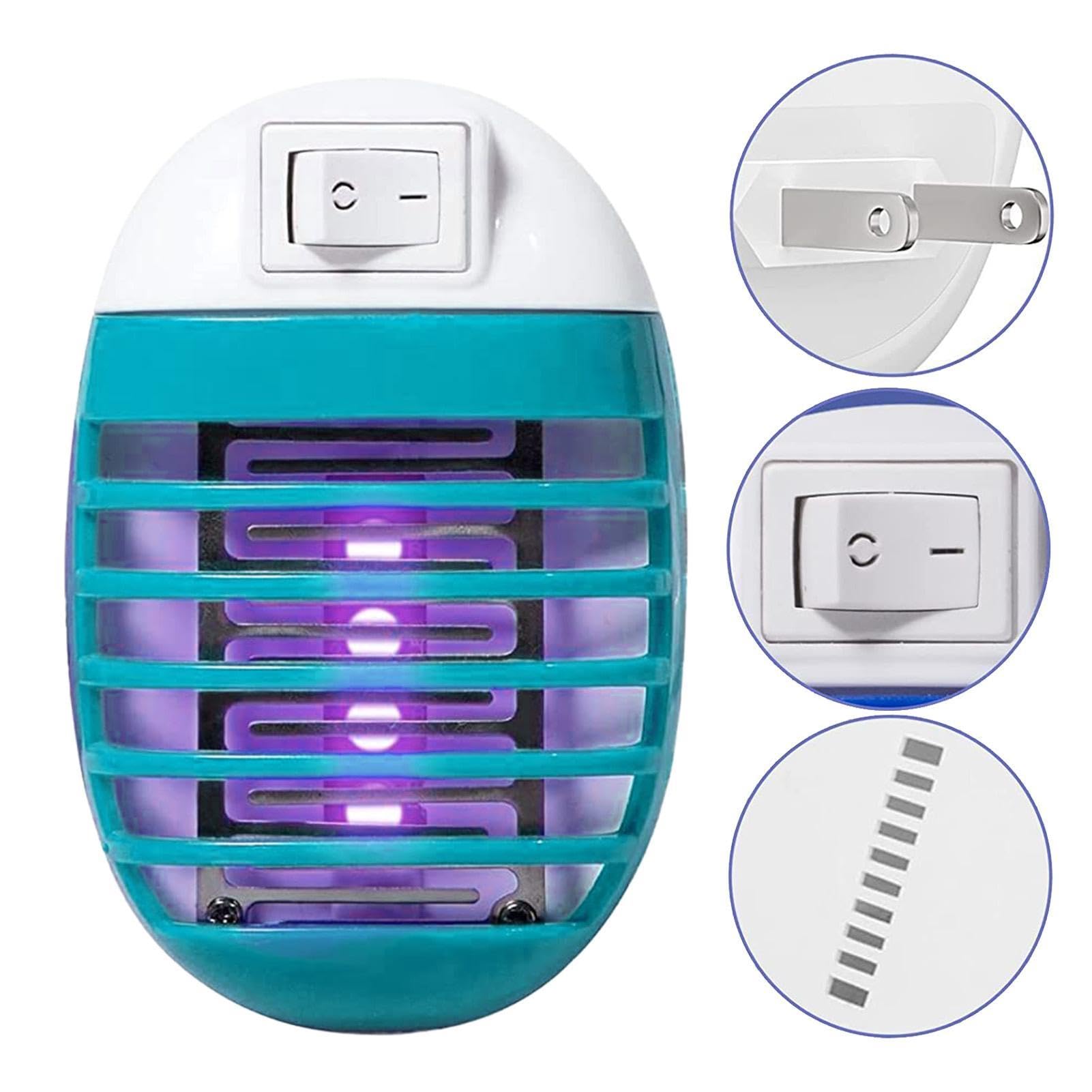 Elektrische Fliegenfalle UV Licht, Hochleistungssteckbarer Fliegenfänger für Innen/Außenbereich, Leise Fliegensteuerung für Haus, Küche, Terrasse, Büro, Keller