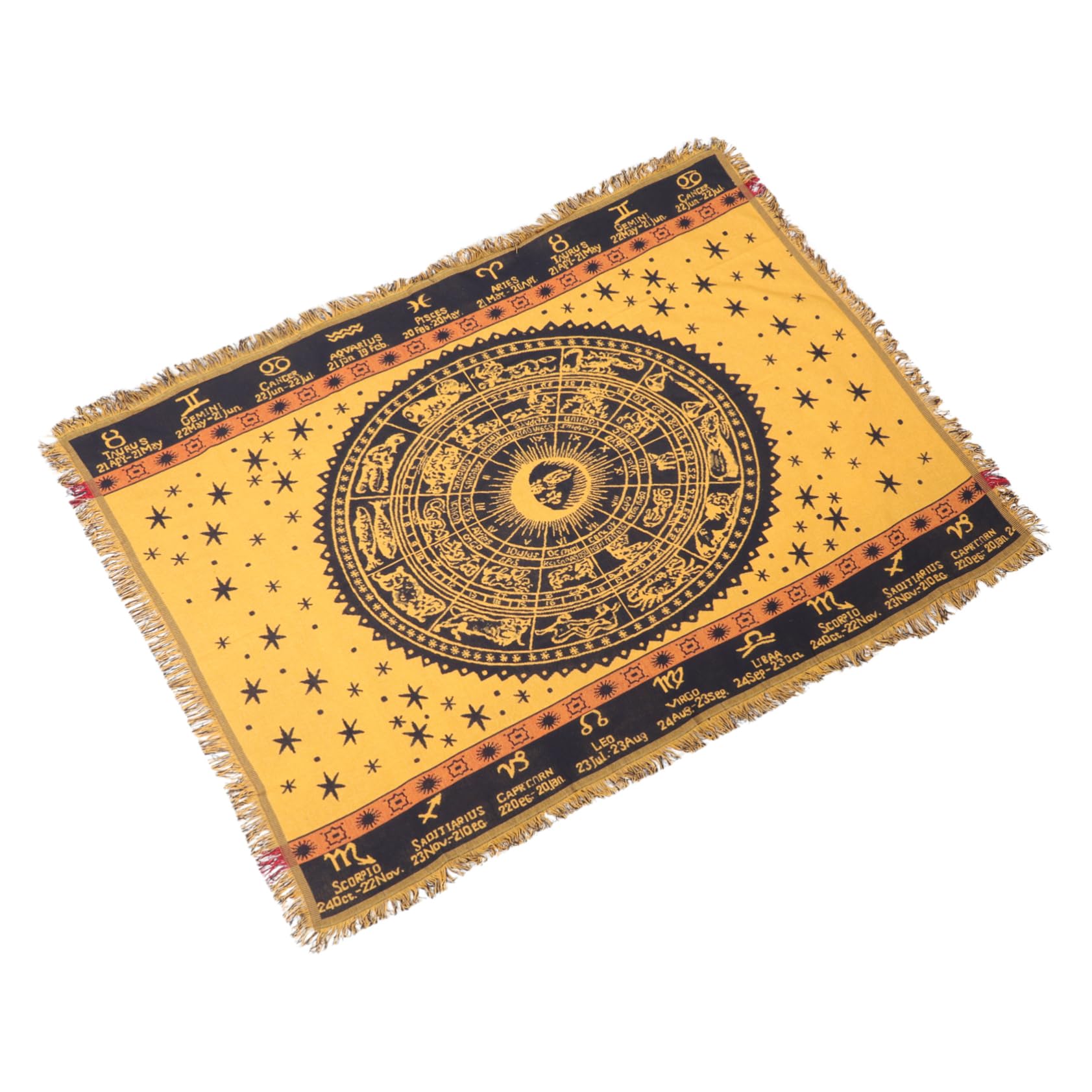 Couverture Tissée Bohémienne Ciieeo : Jeté de Canapé Doux Astrologie