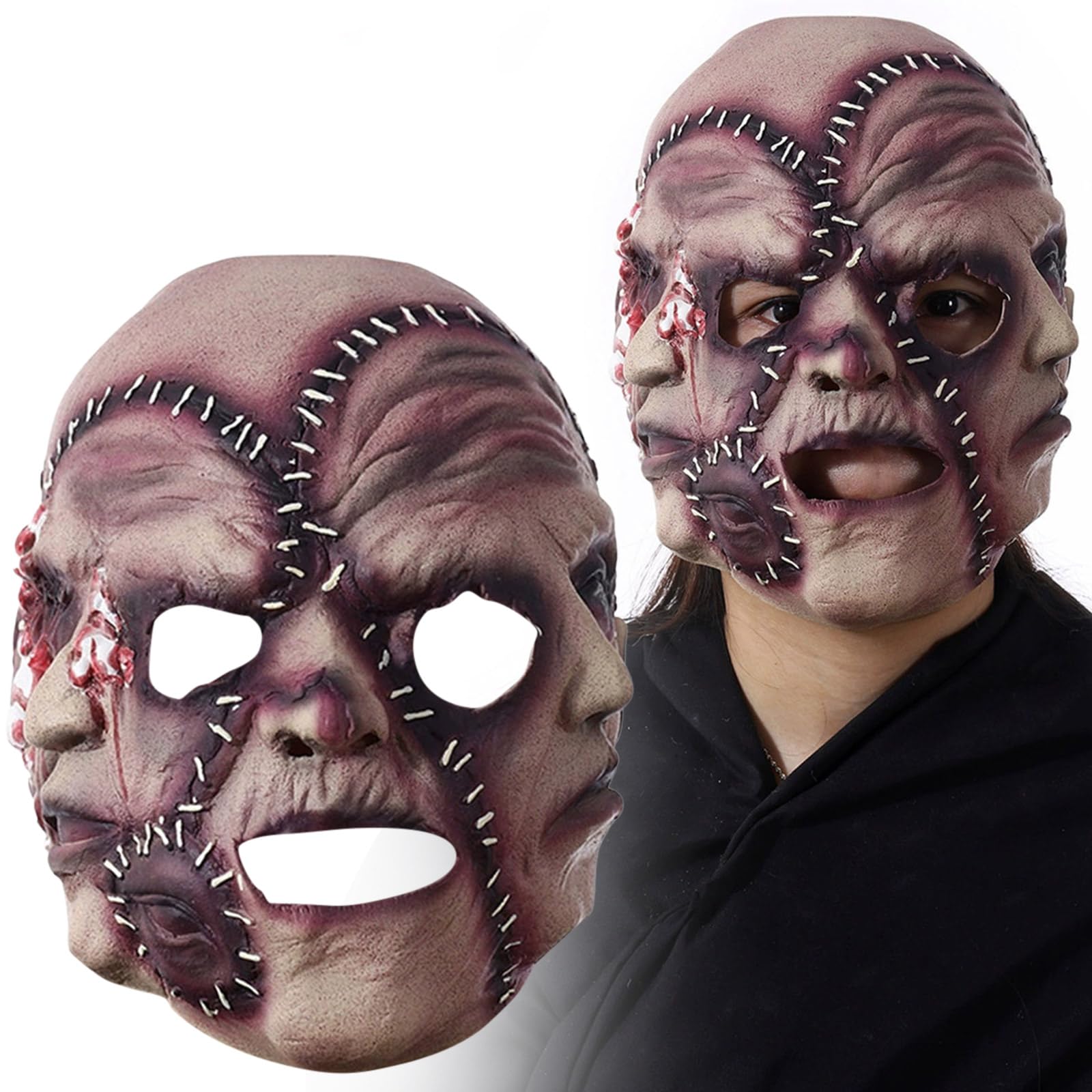 Amazon.co.jp: ハロウィン お面 仮面 舞踏 会 アイマスク おもしろ