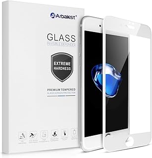 iPhone 7 8 Protector de Pantalla, Arbalest? 3D Transparente Cristal Templado Completa Tempered Glass Full Screen Protector para Apple iPhone 7/8 4.7