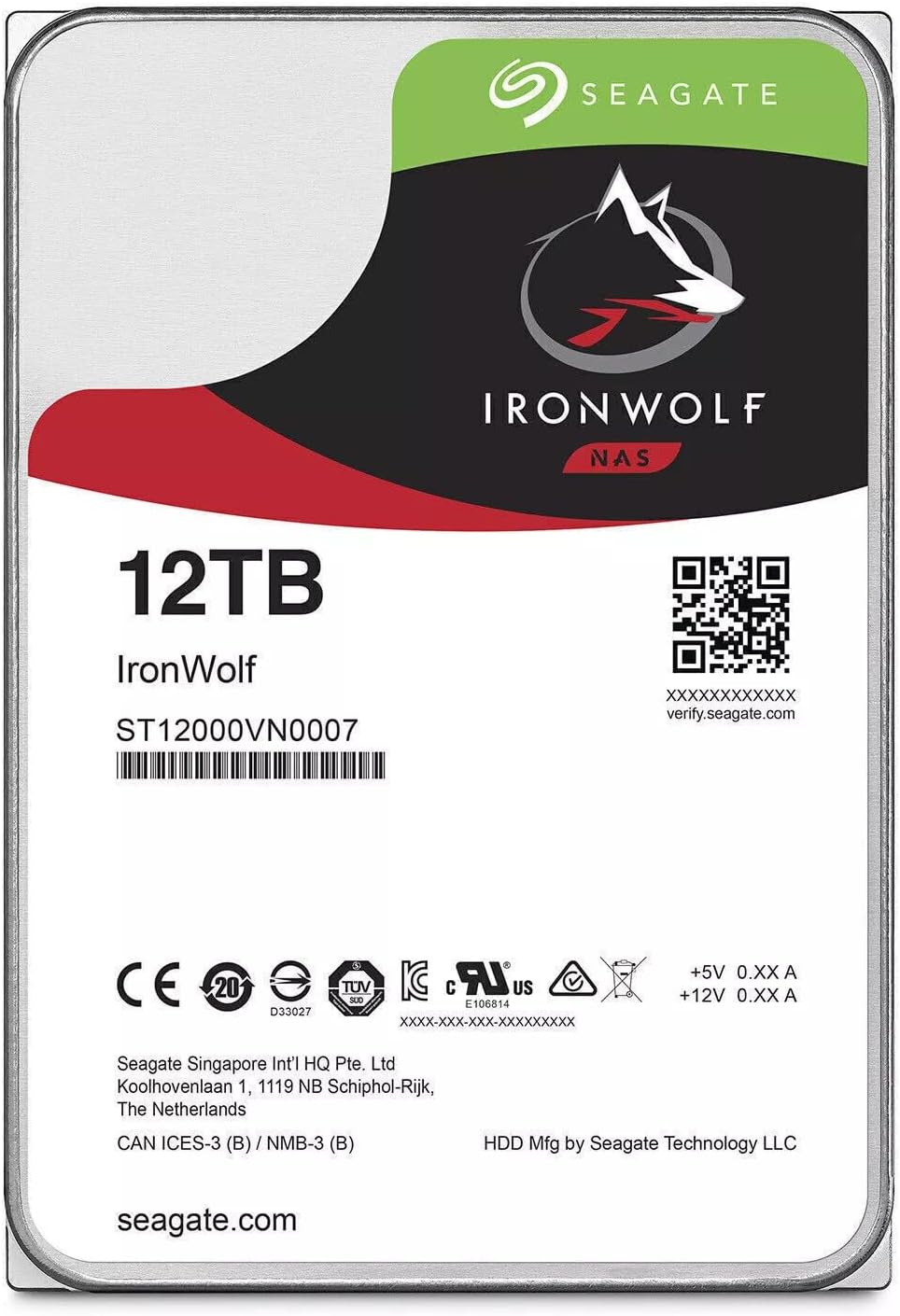 Seagate IronWolf 510 SSD, 1.92TB, Internal SSD, NAS, M.2 PCIe, for Multibay RAID System Network Attached Storage (ZP1920NM30001)